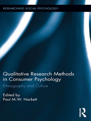 cover image of Qualitative Research Methods in Consumer Psychology